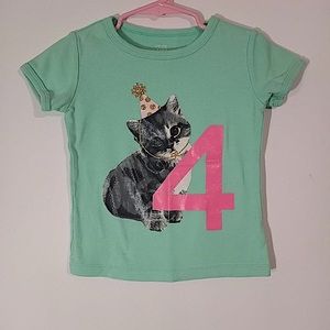 COPY - Bundle of Kitty Cat Shirts Little Girls Size